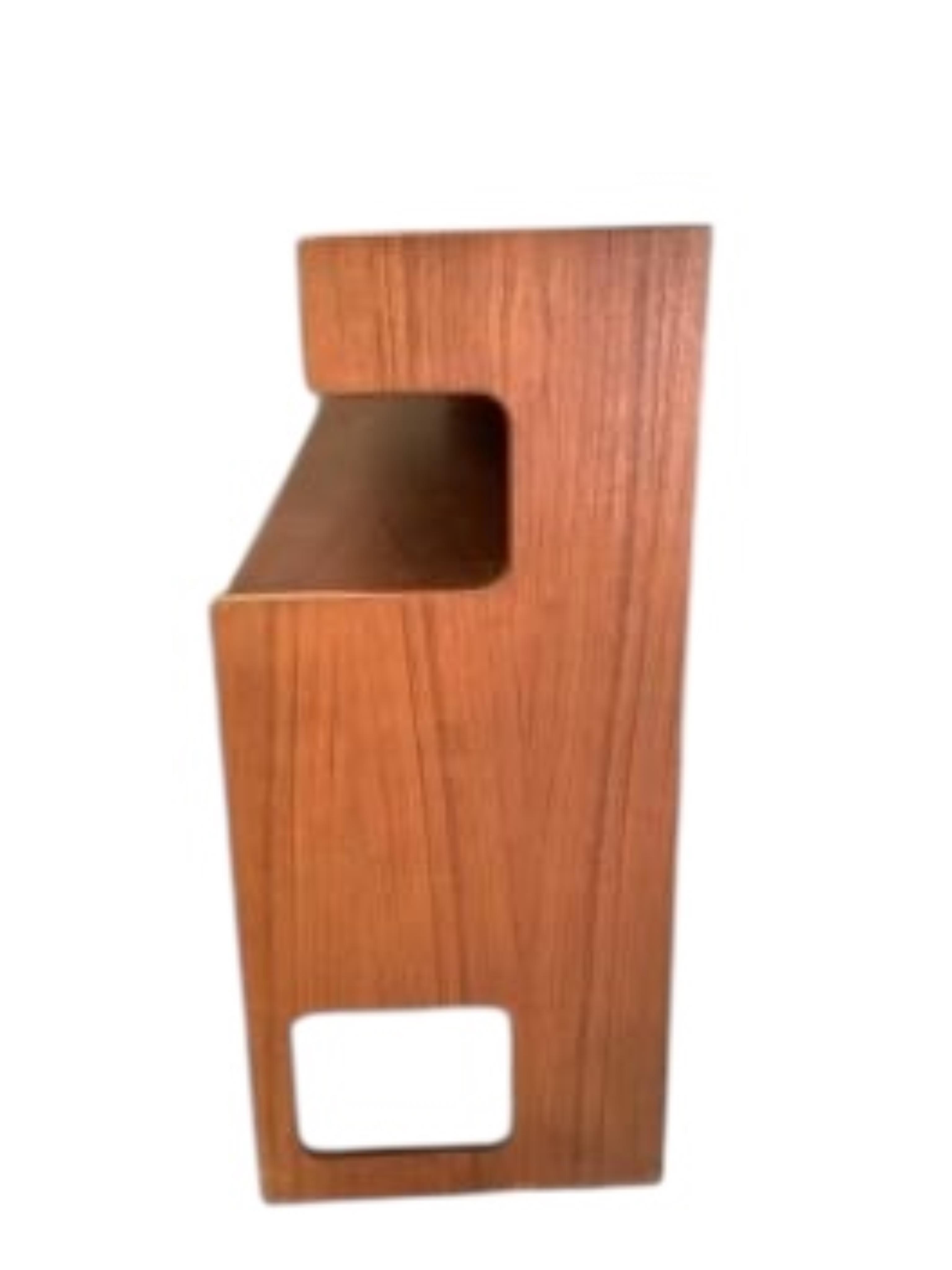 A mid century Danish style MacIntosh Forfar teak sideboard, width 170cm, depth 46cm, height 102cm together with a McIntosh teak extending dining table and four chairs